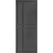 Dalston Black Prefinished Internal Door - All Sizes -
