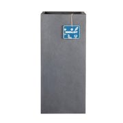 IDEALIST Lite Contemporary Light Concrete Garden Tall Square Planter, Outdoor Plant Pot H60 L27 W27 cm, 44L - Home & Garden > Lawn & Garden > Gardening > Pots & Planters > Planters