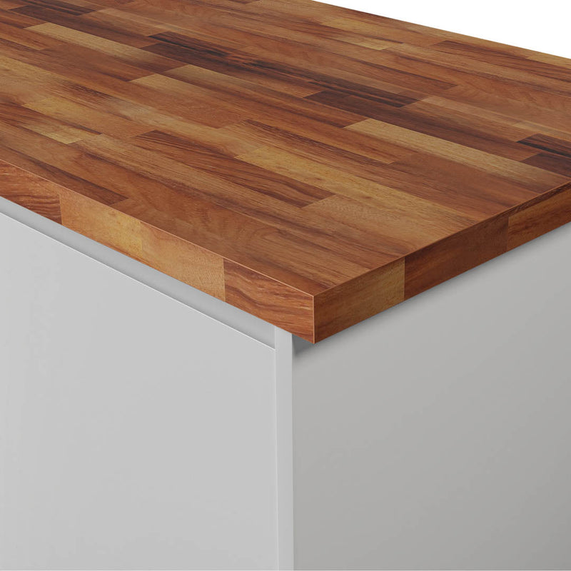 Deterra Solid Iroko Real Wood Kitchen Worktops 40mm (T) - Hardware > Building Materials > Countertops