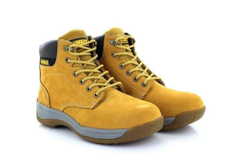 DeWALT Builder Mens Safety Work Lace Up Steel Toe Ankle Boots - SAFETY HIKER BOOTS