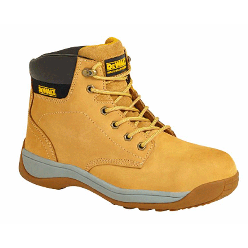 DeWALT Builder Mens Safety Work Lace Up Steel Toe Ankle Boots - SAFETY HIKER BOOTS