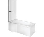 Decima P Shape 1700x850x560mm 0TH Shower Bath Pack -