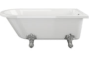 Decimus Freestanding 1700x750x650mm 2TH Corner Bath w/Feet -