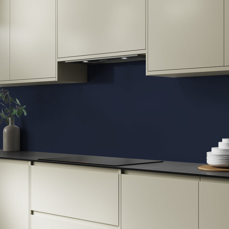 Bushboard Alloy Deep Sea Blue Aluminium Feature Kitchen Splashback