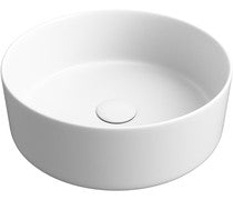 Delia 355mm Ceramic Round Washbowl & Waste -