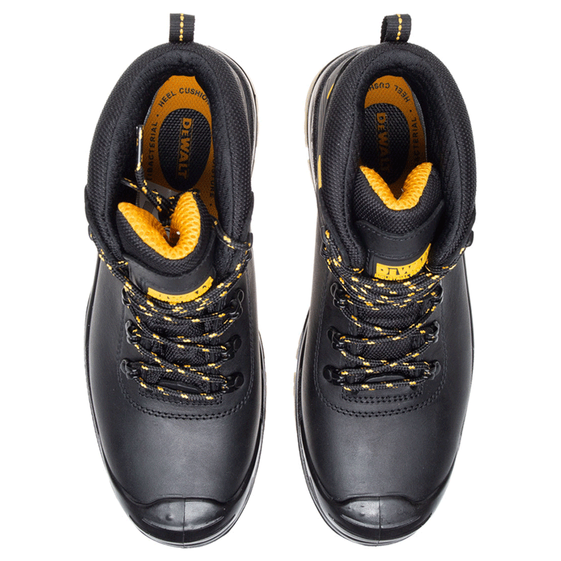 Dewalt Newark Waterproof Breathable Leather S3 Safety Boot Various Colours - SAFETY BOOTS