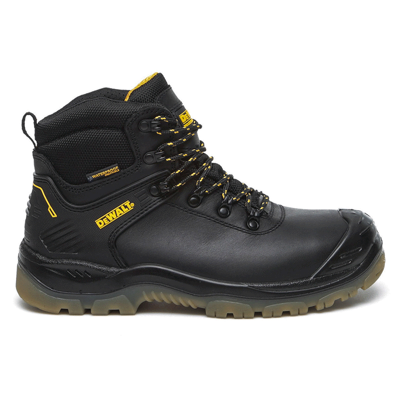 Dewalt Newark Waterproof Breathable Leather S3 Safety Boot Various Colours - SAFETY BOOTS
