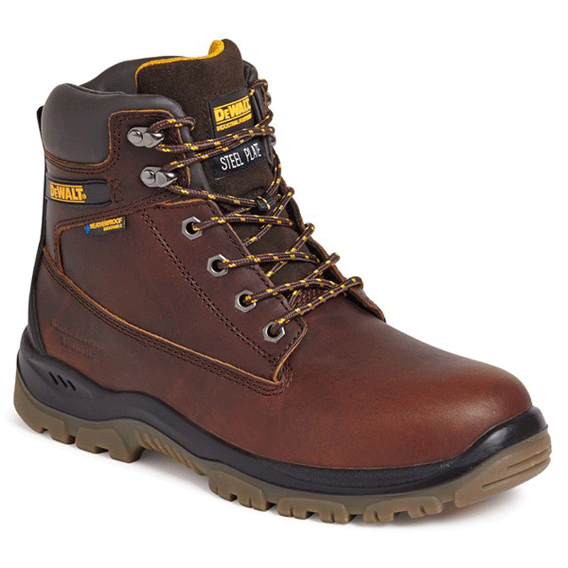 Dewalt Titanium Waterproof Leather Work Safety Boot Various Colours - SAFETY BOOTS
