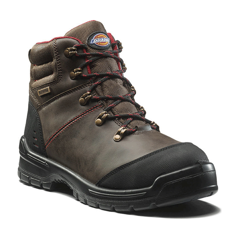 Dickies Cameron Safety Boot FC9535 Brown Size 7 - Apparel & Accessories > Shoes > Boots SALE FOOTWEAR