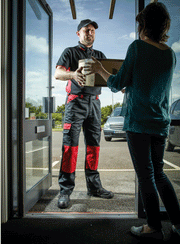 Dickies ED24/7 Everyday Workwear Knee Pad Trouser Navy/Grey - KNEE PAD TROUSERS