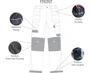 Dickies EH30050 Eisenhower Max Holster Pocket Knee Pad Trousers Various Colours - KNEE PAD TROUSERS