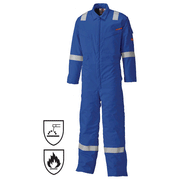 Dickies FR5402 Pyrovatex Flame Retardant Coverall Royal Blue 50" Chest, 34" Leg - SALE COVERALLS