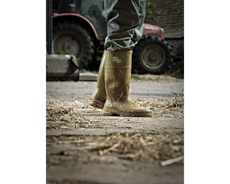 Dickies FW94105 Landmaster Safety Wellington, Steel Toe and Midsole - WELLINGTON BOOTS
