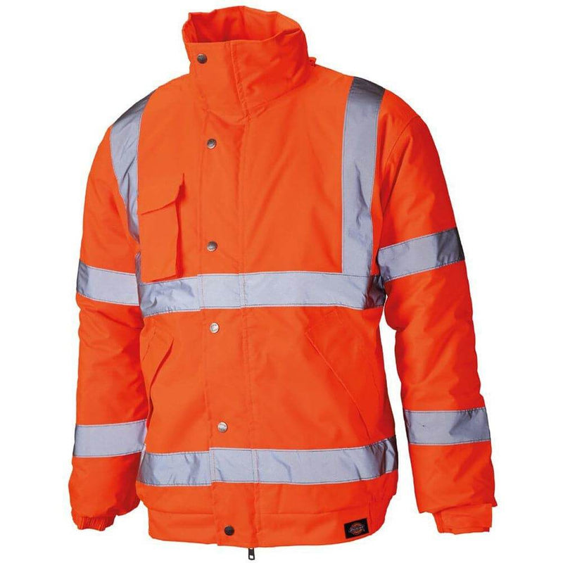 Dickies High Visibility Bomber Jacket Coat SA22050 Various Colours - HI-VIS JACKETS & COATS