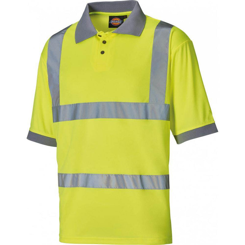Dickies High Visibility Safety Polo Shirt T-Shirt SA22075 Various Colours - HI-VIS T-SHIRTS