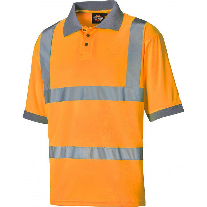 Dickies High Visibility Safety Polo Shirt T-Shirt SA22075 Various Colours - HI-VIS T-SHIRTS
