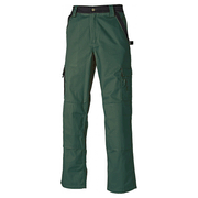 Dickies Industry 300 Two Tone Work Trousers IN30030 Green/Black - KNEE PAD TROUSERS