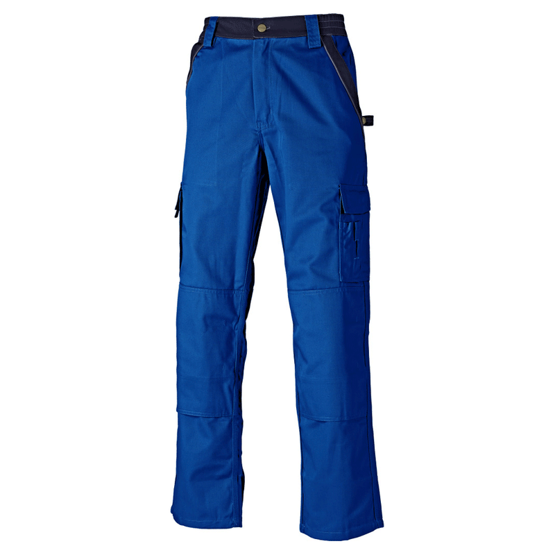 Dickies Industry 300 Two Tone Work Trousers IN30030 Royal/Navy Blue 33" Waist 31" Leg - Apparel & Accessories > Clothing > Uniforms & Workwear > Contractor Pants & Coveralls SALE TROUSERS