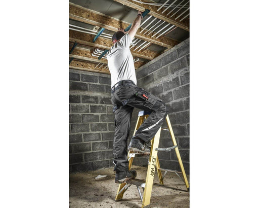 Dickies DP1000 Pro Trousers Black/Grey DP1000 40" Waist 33" Leg - Apparel & Accessories > Clothing > Uniforms & Workwear > Contractor Pants & Coveralls SALE TROUSERS