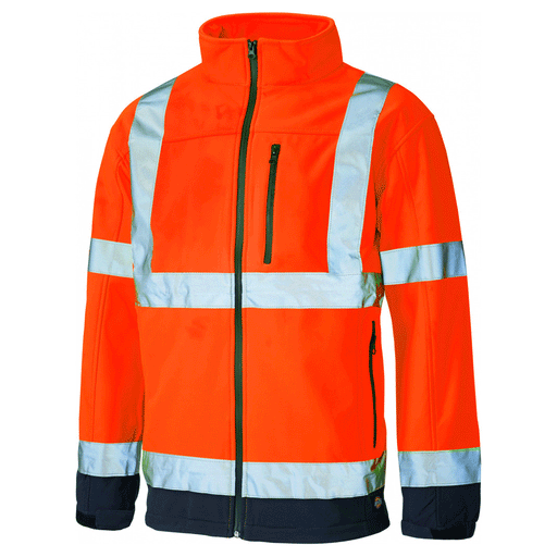 Dickies SA2007 Hi Vis Softshell Jacket Various Colours - HI-VIS JACKETS & COATS