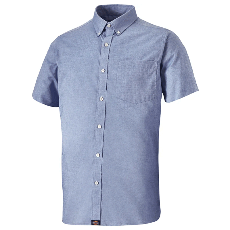 Dickies SH65250 Premium Short Sleeve Oxford Shirt Blue, 15" Neck - Apparel & Accessories > Clothing > Clothing Tops > Shirts SALE SHIRTS