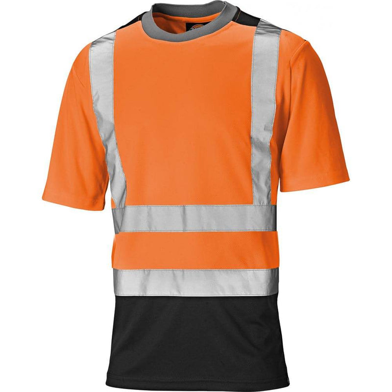 Dickies Two Tone Hi Vis Work T-Shirt SA22081 Various Colours - HI-VIS T-SHIRTS