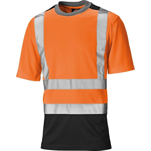 Dickies Two Tone Hi Vis Work T-Shirt SA22081 Various Colours - HI-VIS T-SHIRTS