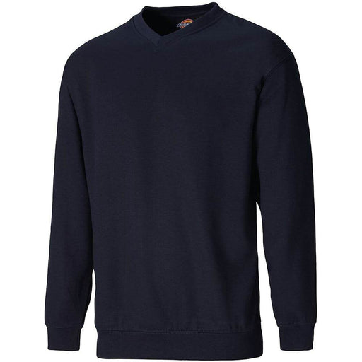 Dickies V-Neck Sweatshirt Plain, Ideal For Work Embroidery Printing SH11150 - SWEATSHIRTS