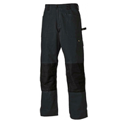 Dickies WD4930 Grafter Duo Tone Cordura Knee Pad Work Trousers Black - KNEE PAD TROUSERS