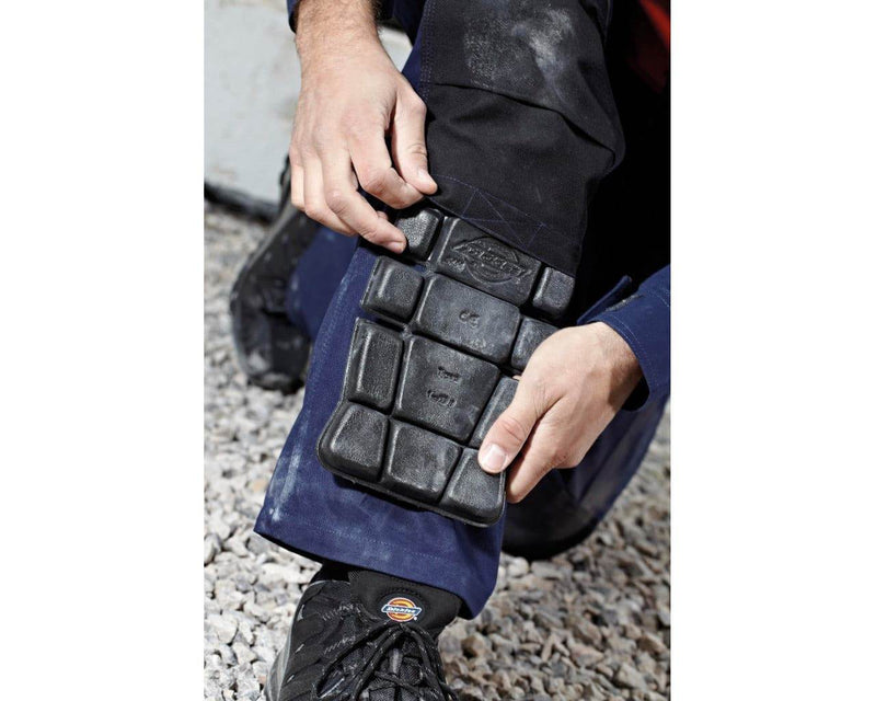 Dickies WD4930 Grafter Duo Tone Cordura Knee Pad Work Trousers Black - KNEE PAD TROUSERS