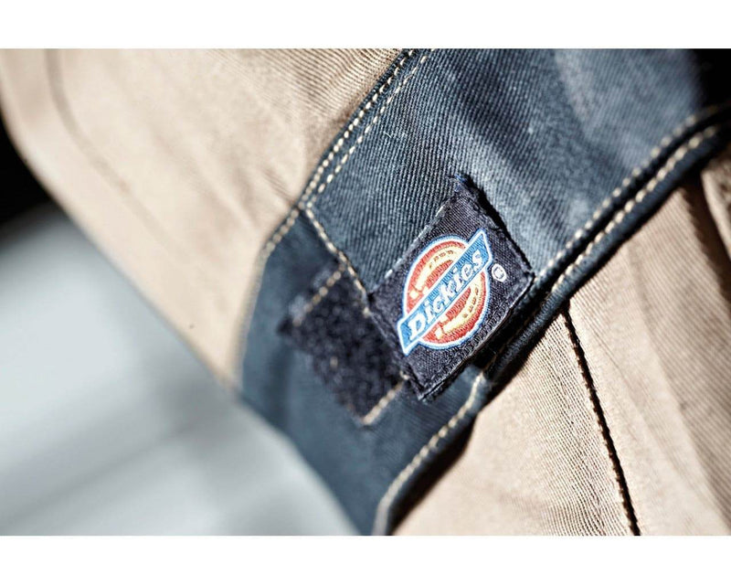 Dickies WD4930 Grafter Duo Tone Cordura Knee Pad Work Trousers Khaki - KNEE PAD TROUSERS