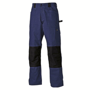 Dickies WD4930 Grafter Duo Tone Cordura Knee Pad Work Trousers Navy Blue - KNEE PAD TROUSERS
