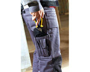 Dickies WD4930 Grafter Duo Tone Cordura Knee Pad Work Trousers Navy Blue - KNEE PAD TROUSERS