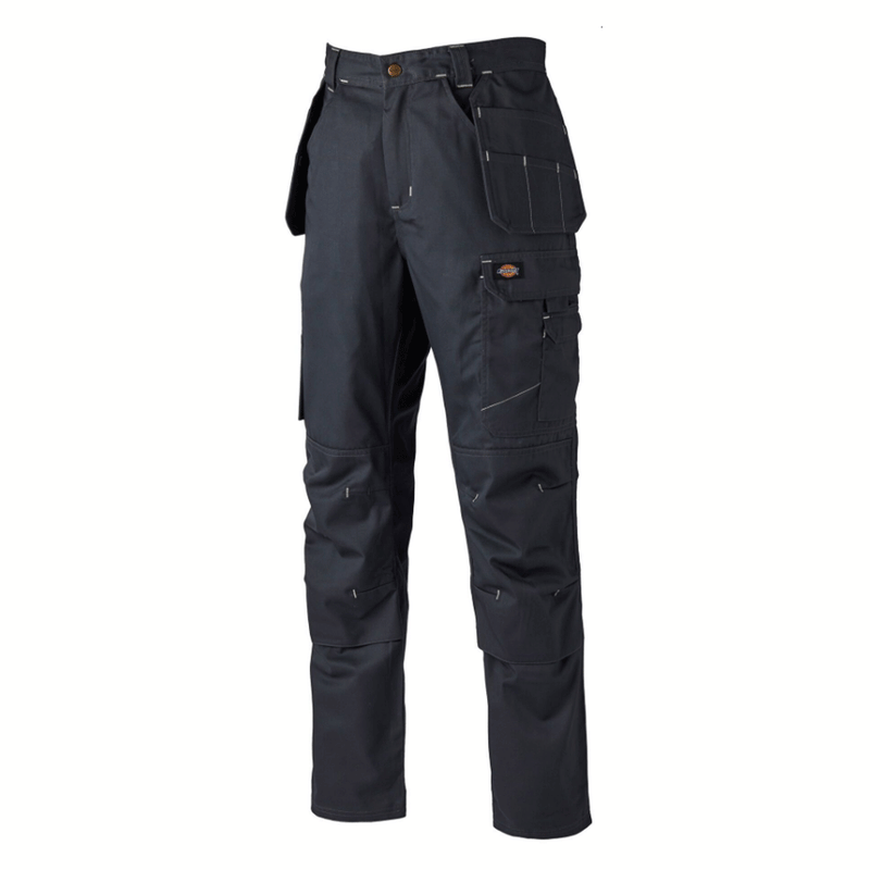 Dickies WD801 Redhawk Pro Knee Pad Cargo Holster Pocket Work Trousers Various Colours - KNEE PAD TROUSERS