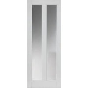 Dominica White Primed Glazed Internal Door - All Sizes -