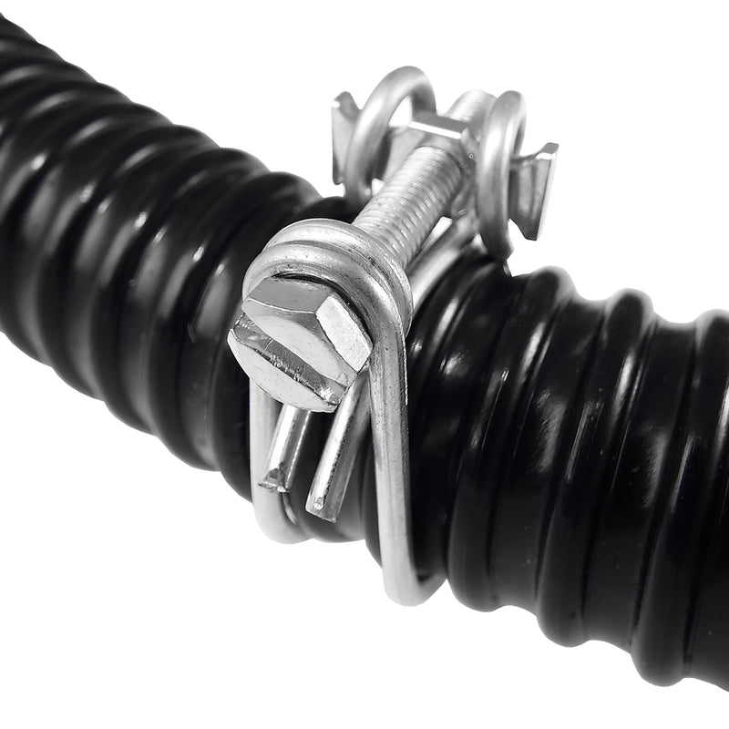 Double Wire Hose Clamp Galvanised 40mm-45mm - Home & Garden > Lawn & Garden > Watering & Irrigation > Garden Hose Fittings & Valves Tech Hose & Fittings