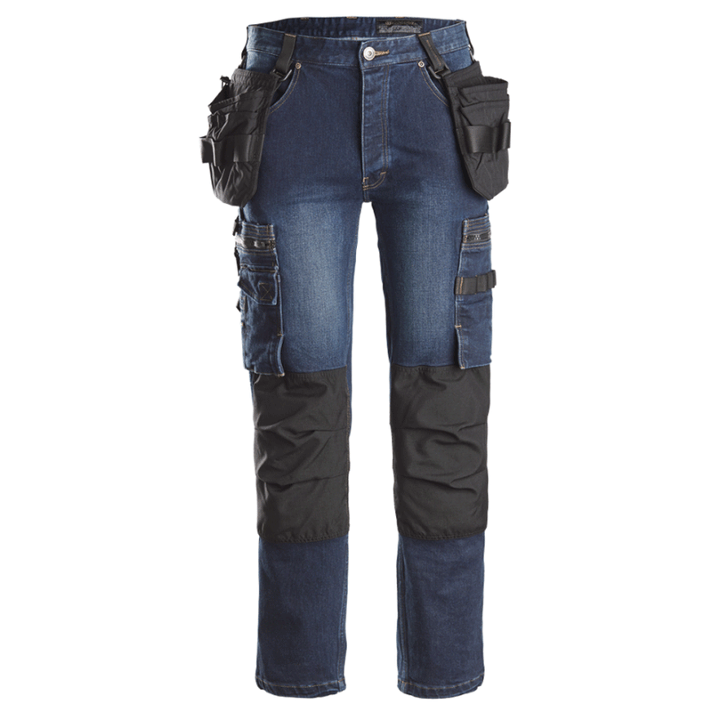 Dunderdon by Snickers P21 Kneepad Holster Pocket Trousers - JEANS & DENIM TROUSERS