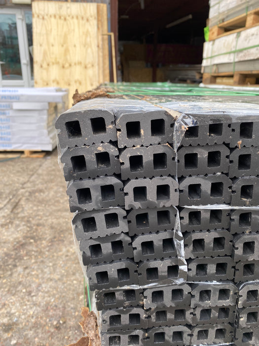 BULK BUY Pack Of 50 x COMPOSITE 28MM X 50MM X 3M ALLUR WPC DECKING JOIST - SLAT FENCING BATTENS - £150 for 50