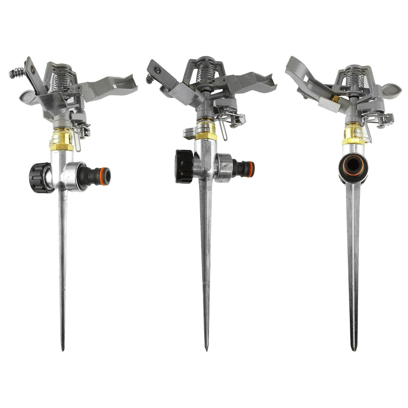 Pulsating Lawn Sprinkler - Metal with Metal Spike - Home & Garden > Lawn & Garden > Watering & Irrigation > Sprinklers & Sprinkler Heads > Sprinklers Garden watering