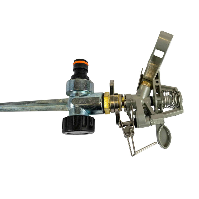 Pulsating Lawn Sprinkler - Metal with Metal Spike - Home & Garden > Lawn & Garden > Watering & Irrigation > Sprinklers & Sprinkler Heads > Sprinklers Garden watering