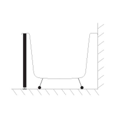 Standard Tileable Bath End Panel - 805mm - Bathrooms