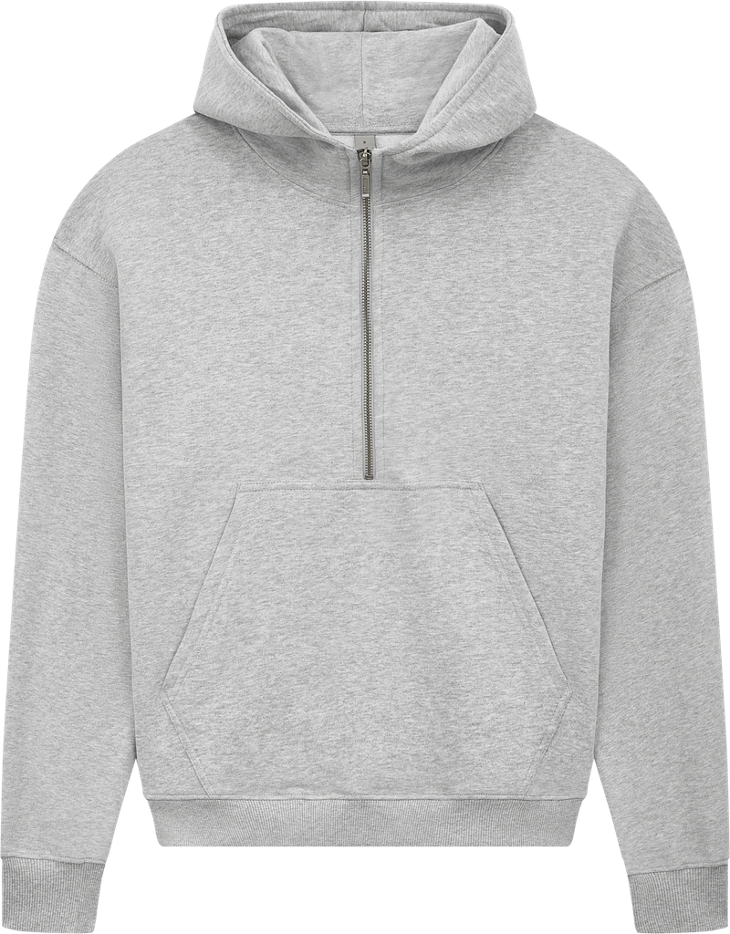 Organic Half Zip Hoodie: Womens
