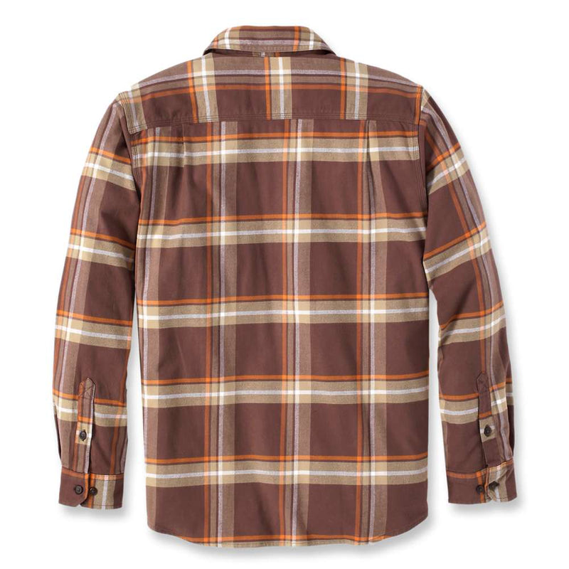 Carhartt 105945 Rugged Flex Relaxed Fit Midweight Flannel Long-Sleeve Plaid Shirt - Apparel & Accessories > Clothing > Clothing Tops > Shirts SHIRTS