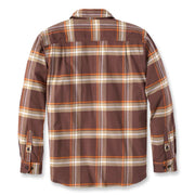 Carhartt 105945 Rugged Flex Relaxed Fit Midweight Flannel Long-Sleeve Plaid Shirt - Apparel & Accessories > Clothing > Clothing Tops > Shirts SHIRTS