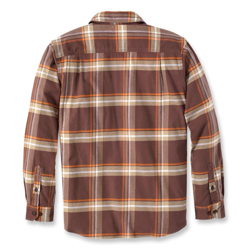 Carhartt 105945 Rugged Flex Relaxed Fit Midweight Flannel Long-Sleeve Plaid Shirt - Apparel & Accessories > Clothing > Clothing Tops > Shirts SHIRTS