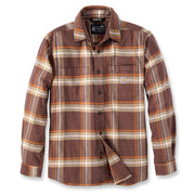 Carhartt 105945 Rugged Flex Relaxed Fit Midweight Flannel Long-Sleeve Plaid Shirt - Apparel & Accessories > Clothing > Clothing Tops > Shirts SHIRTS