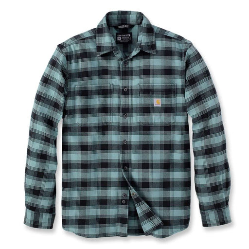 Carhartt 105945 Rugged Flex Relaxed Fit Midweight Flannel Long-Sleeve Plaid Shirt - Apparel & Accessories > Clothing > Clothing Tops > Shirts SHIRTS