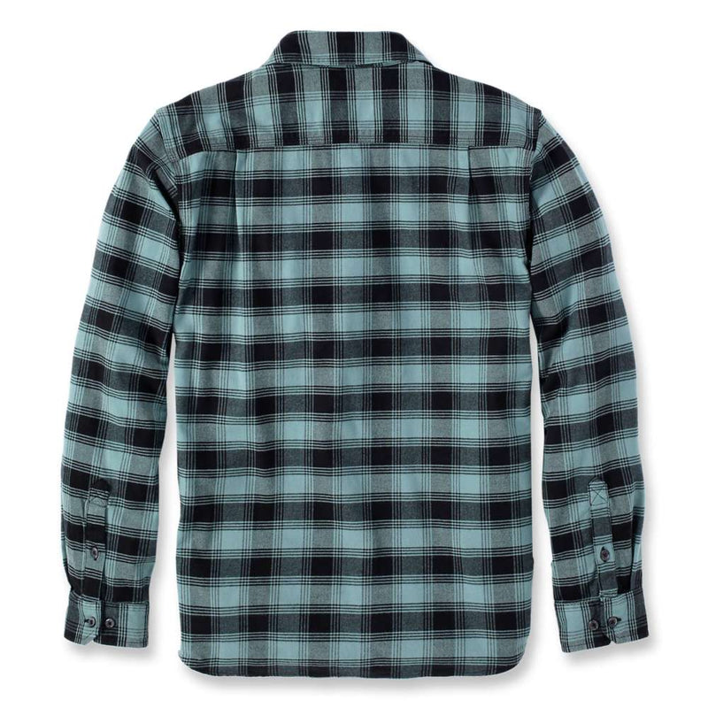 Carhartt 105945 Rugged Flex Relaxed Fit Midweight Flannel Long-Sleeve Plaid Shirt - Apparel & Accessories > Clothing > Clothing Tops > Shirts SHIRTS