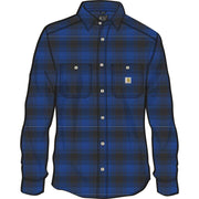 Carhartt 105945 Rugged Flex Relaxed Fit Midweight Flannel Long-Sleeve Plaid Shirt - Apparel & Accessories > Clothing > Clothing Tops > Shirts SHIRTS