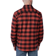 Carhartt 105945 Rugged Flex Relaxed Fit Midweight Flannel Long-Sleeve Plaid Shirt - Apparel & Accessories > Clothing > Clothing Tops > Shirts SHIRTS